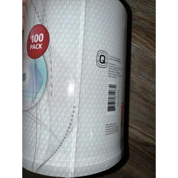 New Factory Sealed 100 PK Ativa CD-R 52x 700MB 80MIN - Picture 5 of 10